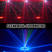 Projecteur LED à tête mobile DMX/à télécommande RGBW 4-en-1 avec effets stroboscopiques pour discothèques, bars, boîtes de nuit et éclairage de scène - Vente en gros usine