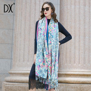 Manta de lana suave de gran tamaño para mujer, chal de alta calidad, chal, 2022 - Product Image 4