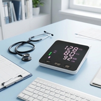 Tensiomètre numérique automatique intelligent pour la maison, brassard pour le bras supérieur, affichage du rythme cardiaque, haute précision, approuvé CE-MDR/510K