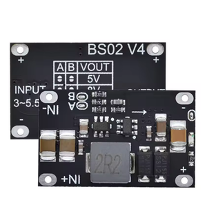 DC-DC 3V-5.5V ถึง 5V 8V 9V 12V 1.5A 10W มินิมัลติฟังก์ชั่นแบตเตอรี่ลิเธียมชาร์จบูสต์โมดูลพร้อมไฟ LED - Product Image 1
