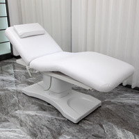 Table de massage électrique réglable, lit de beauté facial blanc, mobilier de salon, table de soin cosmétique pour traitement spa et bien-être