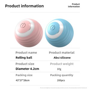 지능형 자동 롤링 고양이 장난감 중력 구동 재미있는 공 자기 쾌락 완화 물기 방지 애완 동물 대화 형 운동 장난감 - Product Image 5