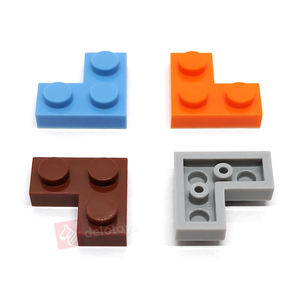 DELO TOYS (16 couleurs) Blocs de construction en plastique ABS de qualité supérieure pour enfants Briques en vrac DIY Plaque 2x2 <span class=keywords><strong>Coin</strong></span> 2x2 (N°2420) - Product Image 5