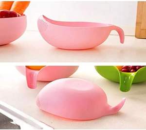 Panier égouttoir en plastique PP pour la cuisine, idéal pour laver le riz, les fruits et les légumes - Vente en gros - Product Image 3