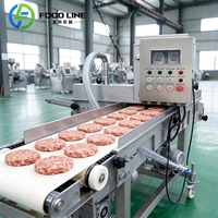 Machine automatique commerciale pour la fabrication de galettes de viande pour le bœuf, le porc, le poulet, transformation alimentaire