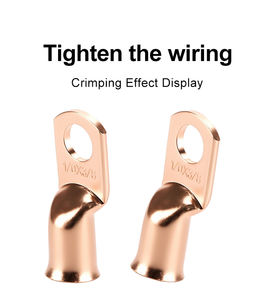 AWG銅線バッテリー電気コネクタ端子ヘビーデューティーベルマウス銅バッテリーアイレット端子 - Product Image 3