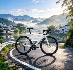 เฟรมจักรยานแอโร 700c รุ่น Rs 24 สปีด พร้อมดิสก์เบรกไฮดรอลิก ล้อสำหรับแข่งขันระดับมืออาชีพ โครงคาร์บอนไฟเบอร์  ข้อเสนอพิเศษ - Product Image 1