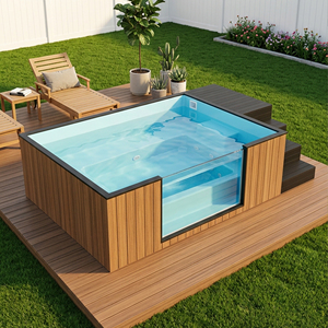 Multifunctional Rectangular Above Ground Swimming Pool Swim Spa container pool swimming pool for kids - Product Image 6