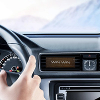 Diffuseur d'arômes pour voiture en bois massif, diffuseur d'air carré en bois, éliminateur d'odeurs intérieures, ornement