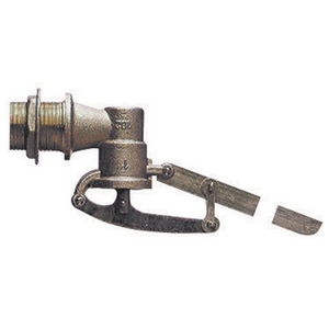 Flotador de latón para inodoro con 5 pasadores y varilla plana de 3/4 de plástico PP para uso en baños, hoteles y cocinas - Product Image 1