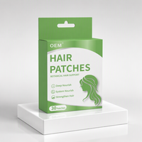 Patch de bien-être capillaire naturel à base de Saw Palmetto, B6, Panthénol, Vitamine E, formule nettoyante transdermique à base de plantes, OEM
