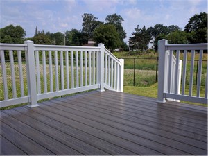 Clôture d'escalier en vinyle <span class=keywords><strong>composite</strong></span> temporaire de haute qualité - Product Image 4