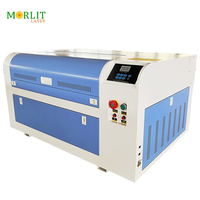 Machine de découpe et de gravure au laser CO2 50W/60W/80W pour papier, contreplaqué, caoutchouc, pierre, MDF, bois, cuir, acrylique, PVC - Refroidie par eau - CNC