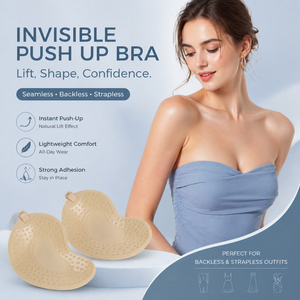 <span class=keywords><strong>Reggiseno</strong></span> Adesivo Invisibile Push-up con Coppe a Forma <span class=keywords><strong>di</strong></span> Mango, Taglie A B <span class=keywords><strong>C</strong></span> D E F, Traspirante, Riutilizzabile, Senza Schienale e Senza Spalline per Abiti da Sposa e da Sera - Product Image 6