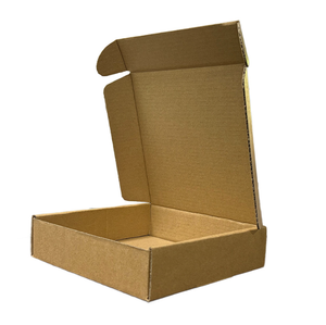 Natural Eco-Friendly <b>Recyclable</b> Kraft Corrugated Mailer <b>Box</b> E-Flute Structure Foldable Integrated Assembly Glue Plain Paper - Product Image 1