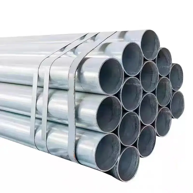 Wholesale hot dip gi seamless galvanized round steel pipe ASTM A106 Sch 40 ERW GI Iron Tube