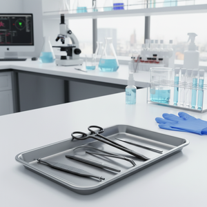 Kit de herramientas de Laboratorio Profesional, alta calidad, 4 unidades, Ce PK, Manual, soporte técnico en línea, acero inoxidable, clase I - Product Image 3