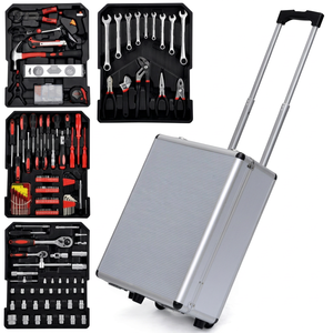 Set di Attrezzi Premium in Valigetta di Alluminio Argento, 799 Pezzi, Modello D0100XUTS5V - Product Image 1