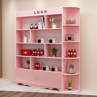 Vitrines de présentation de cosmétiques, salon de beauté, salon de coiffure, magasin pour mères et bébés, étagère de présentation de produits, étagère de présentation personnalisée