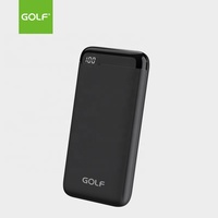 Batterie externe pour écran d'ordinateur portable Type C Micro USB Ultra Slim LCD Digital Large Capacity 20000mah Charger