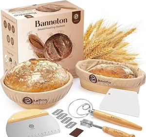 Kit Ecologico per la Lievitazione del Pane da Ristorante con Sacchetti di Carta per Sourdough di Nuovo Design e Pennello in <span class=keywords><strong>Silicone</strong></span> per Pasticceria - Product Image 2