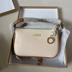 Bolso de hombro con cadena bordada, bolso de diseño para mujer, bolso de mano de lujo para mujer - Product Image 5