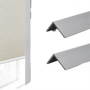 Stores occultants électriques encastrés verticaux en métal anti-UV durables pour fenêtres françaises, bandes de blocage de la lumière double face - Product Image 4