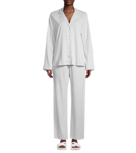 New Designer Custom Women's Sexy 2-Piece Summer Sleepwear Long Sleeve Button-Down Pajama Set Mom Loungewear Easter Pajamas - Product Image 2