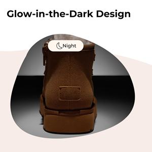 YL-25416 <span class=keywords><strong>Bottes</strong></span> d'hiver pour enfants, antidérapantes, confortables et chaudes, couleur marron, vente en gros - Product Image 4