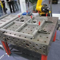 Table de soudage en fonte grise 2D/3D du fabricant chinois avec plate-forme flexible tridimensionnelle