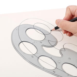 Juego de <span class=keywords><strong>Reglas</strong></span> Curvas de Plástico Francesas de Tres Formas FOSKA Profesional para Diseño de Moda, Arquitectura, Diseño de Interiores y Proyectos de Bricolaje - Product Image 4