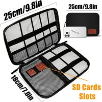 Accessoires électroniques portables pochette organisateur de câble de voyage pochette organisateur de câble de voyage pour cordons chargeurs téléphones