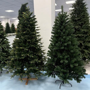 नए डिजाइन हल्के फ्लक्ड टिप्स fr 150 सेमी 180 सेमी 210 सेमी pvc मिश्रित स्प्रूस कृत्रिम क्रिसमस ट्री - Product Image 3