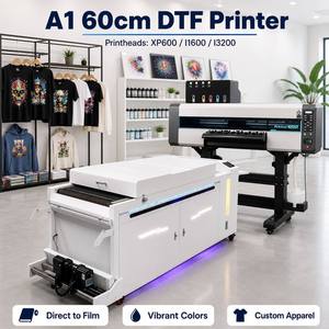 Industrial <b>A1</b> 60cm Dtf <b>Printer</b> Double I3200 Printhead with Shaker Purifier High Speed Pet Film Textile Machine - Product Image 1