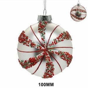 Figuritas de vidrio soplado a mano hechas a medida, adornos de Navidad, <span class=keywords><strong>Bola</strong></span> de Navidad pintada a mano personalizada, adorno, decoración de árbol - Product Image 2