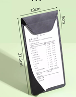 Clips de menu, clips magnétiques pour les commandes et les factures de restaurant, clips pour les factures de boissons, porte-documents en cuir, bloc-notes