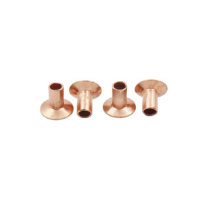 Rivets ovales semi-tubulaires en cuivre, sur mesure, de différentes formes, en gros - Product Image 1