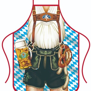 Delantal divertido Super Muscle Kitchen Hombre Mujer Delantales de cocina Oktoberfest Delantal bávaro Adulto Cozinha Tablier Cocina Pinafore - Product Image 5