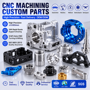 Servicios de Mecanizado CNC, Prototipado Rápido de Piezas Metálicas, Torneado y Fresado Personalizado en Titanio/Cobre/Acero Inoxidable/Aluminio - Product Image 1