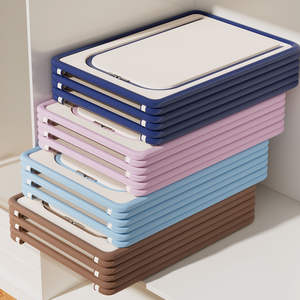 กล่องเก็บเสื้อผ้าแบบช่องแคบ ทรงสี่เหลี่ยมผืนผ้า ความจุขนาดใหญ่ กล่องเก็บผ้านวมแบบหนา พร้อมหูหิ้ว สำหรับจัดระเบียบตู้เสื้อผ้า - Product Image 2