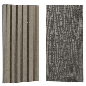 Decking de WPC en relieve en línea 3D Antideslizante anti UV se desvanece fácil mantenimiento Decking de jardín compuesto de plástico de madera en relieve - Product Image 6