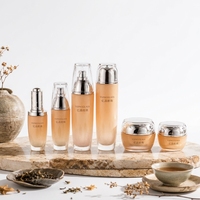 Bouteilles diffuseurs de parfum en verre or champagne avec impression de logo personnalisé, contenants cosmétiques 120ml 100ml 40ml 30ml 50g 30g