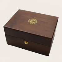 Boîte de montre en bois finition peinture élégante de luxe avec oreiller de montre intérieur prix direct usine caisse en bois de qualité supérieure