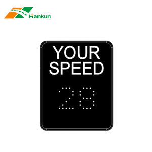 الطاقة الشمسية المرور مصباح ليد تحذيري عرض الرادار الكاشف سرعة الحد تسجيل - Product Image 3