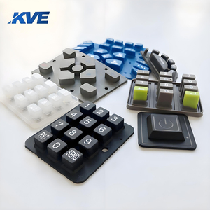 Bàn phím Silicone OEM với đánh dấu laser-Bàn phím cao su không thấm nước cho máy móc - Product Image 5