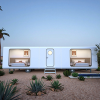 Petite maison contemporaine de luxe de 10m Volferda Portable 8.5m Space Capsule Mobile Container Home 5-Person Folding Steel