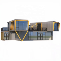 Unité de café-conteneur sur mesure au design haut de gamme pour les rues commerciales urbaines et les zones commerciales