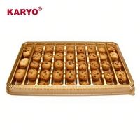 KARYO KYG-2303B forme personnalisée musulman Eid Mubarak Box Dessert Party Box OEM ODM Service plateau en plastique jetable pour l'emballage alimentaire