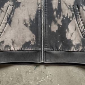 Sudadera con Capucha de Invierno Personalizada de Alta Calidad para Hombre, de Forro Polar Ecológico, Lavado Ácido, Decolorado al Sol, Estilo Holgado - Product Image 4