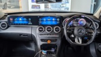 Lecteur DVD de voiture avec écran de 25,6 pouces pour Mercedes-Benz GLA/Classe A W176/X156 NTG5.0 2016-2018, CarPlay sans fil, Android Auto, double écran